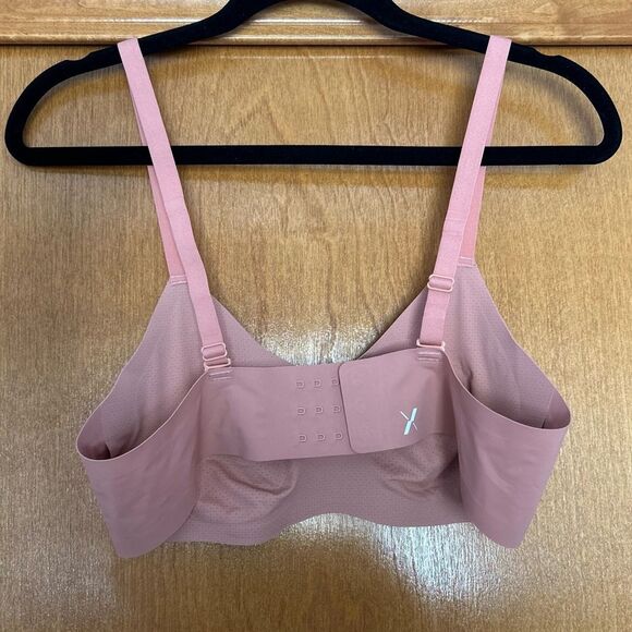 Knix Seamless Wireless V-Neck Bra Size 3 36B 38B 36C - Picture 3 of 8